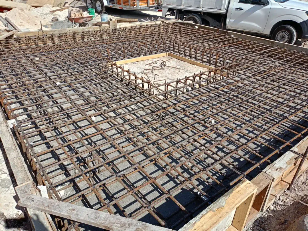 Preparación de la base para chasis con lastres — paso 2