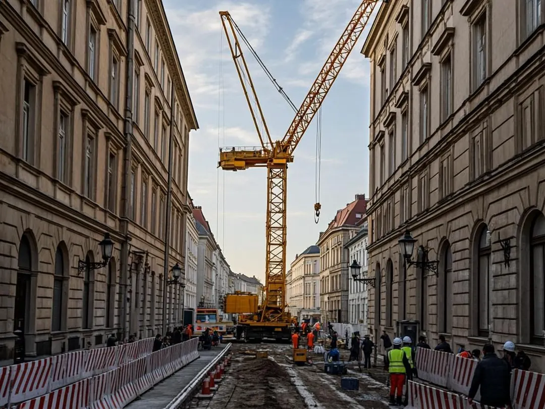 Serie MDT City — Compacta urbana en obra
